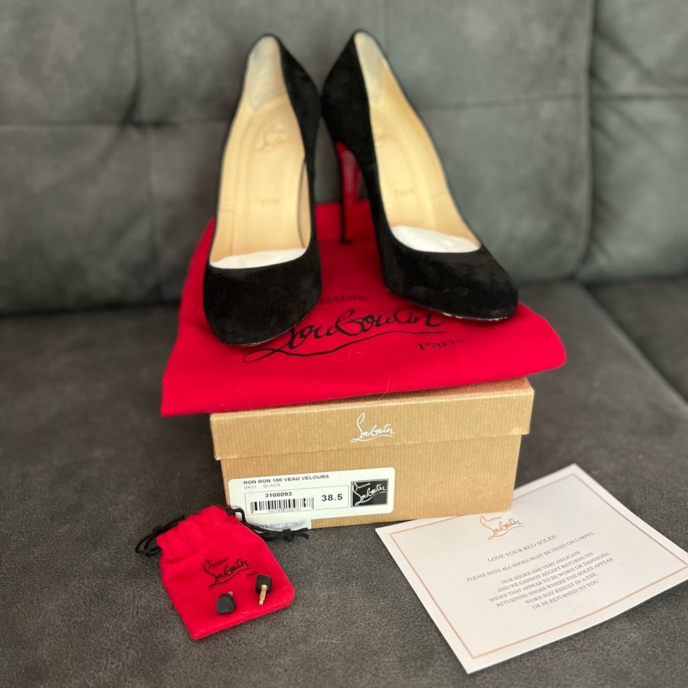 Christian louboutin Ron Ron 100mm sz 38.5